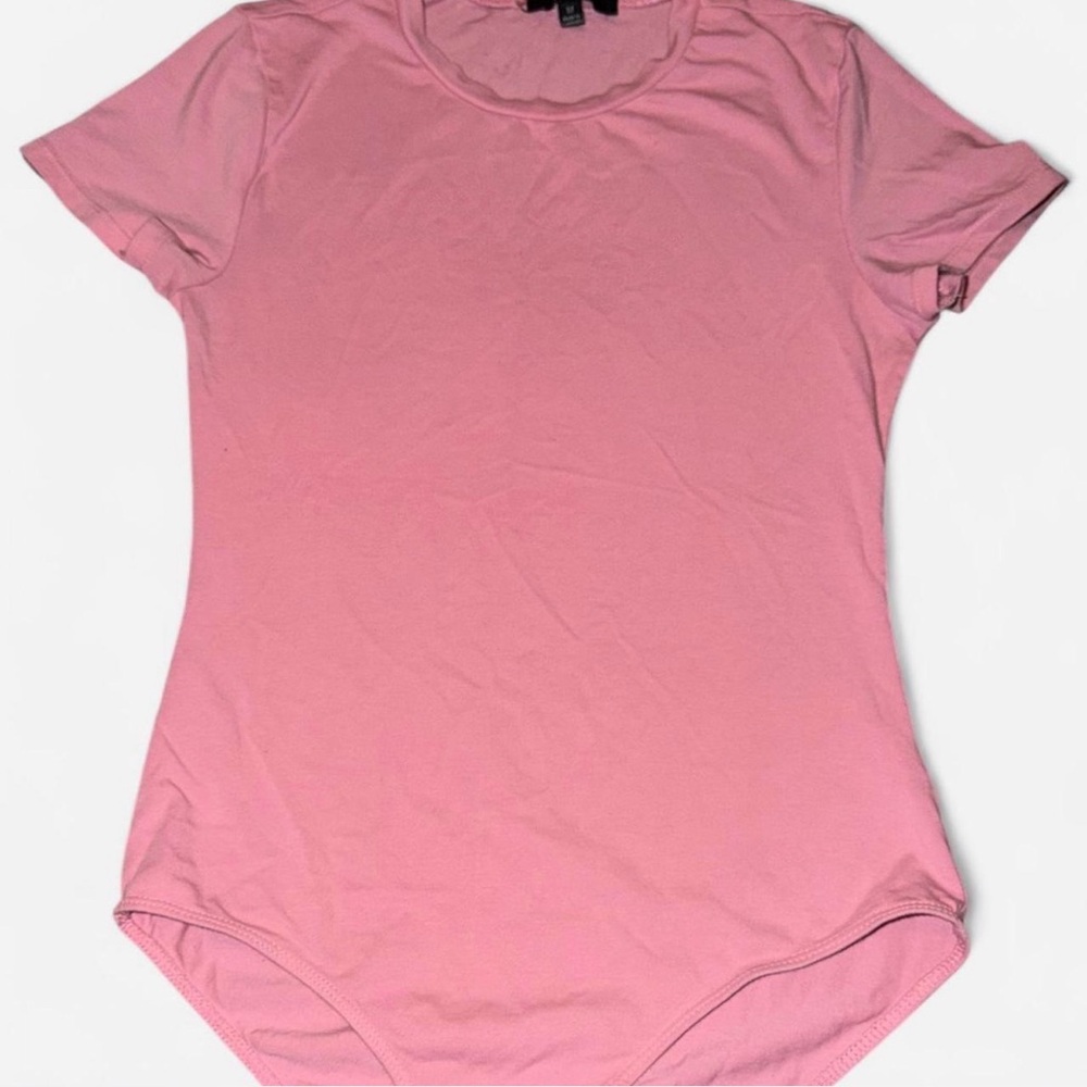 Amiana Pink Bodysuit Top